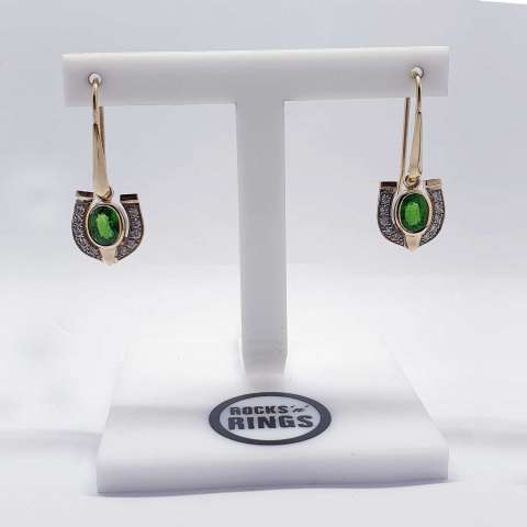 rocksnrings-custom-handmade-gold-earrings-with-tsavorite-Garnets&Diamonds