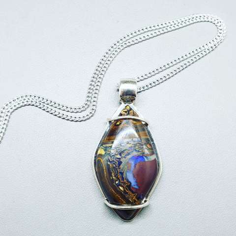 rocksnrings-custom-handmade-sterling-silver-pendant-with-QLD-Boulder-Opal